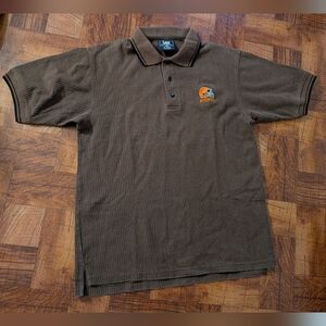 Vintage Lee Sport Cleveland Browns NFL Men's Polo Short Sleeve Shirt Medium